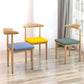 MFurn Scandinavian Dining Chair – PU Leather Upholstered Seat with Steel Frame