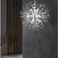 Crystal Fireworks Pendant Lamp Chrome