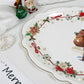 MHome Christmas Feast Set of 2 Piece Oval Plates