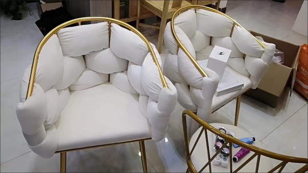 MHome Nordic Luxury Accent Armchair Velvet Relaxing Chair PreSales Now Available