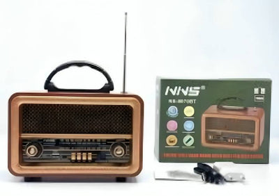 MTech Rechargeable Retro FM Radio-Various Options