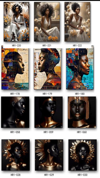African Wall Art-Various Options