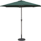 MFurn 2.7M Outdoor Garden Parasol – Patio Sun Shade Umbrella with Base