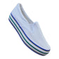 Ladies Multicoloured Slip On Sneakers