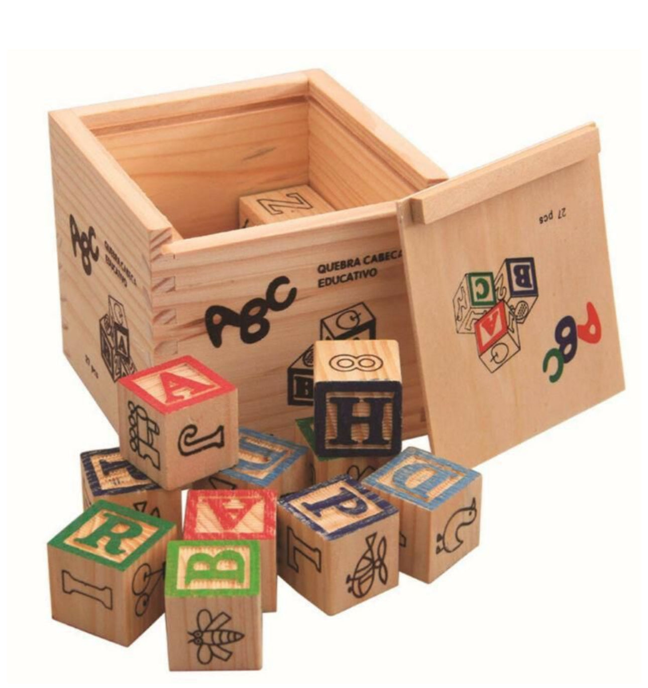 Educational ABC Block Set -27pc