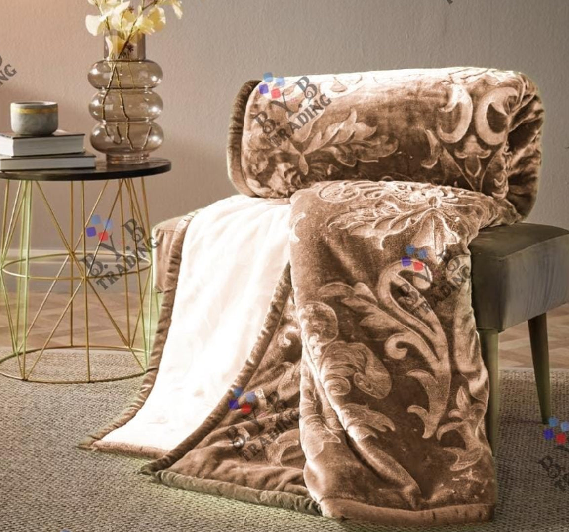 Luxurious Trendy Double Blanket- 10kg Various Colours