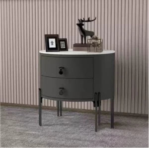 MFURN Modern 2-Drawer Nightstand, Storage Bedside Table for Bedroom, Living Room-Various Colours