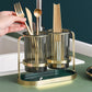 Countertop Kitchen Utensil Organizer Flatware Caddy Drying Rack Basket for Knives /Forks/Spoons/Chopsticks Storage Drying Holder