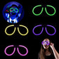 NEON GLOW GLASSES Spectacles Kids Birthday Party Novelty Loot Bag Filler Set