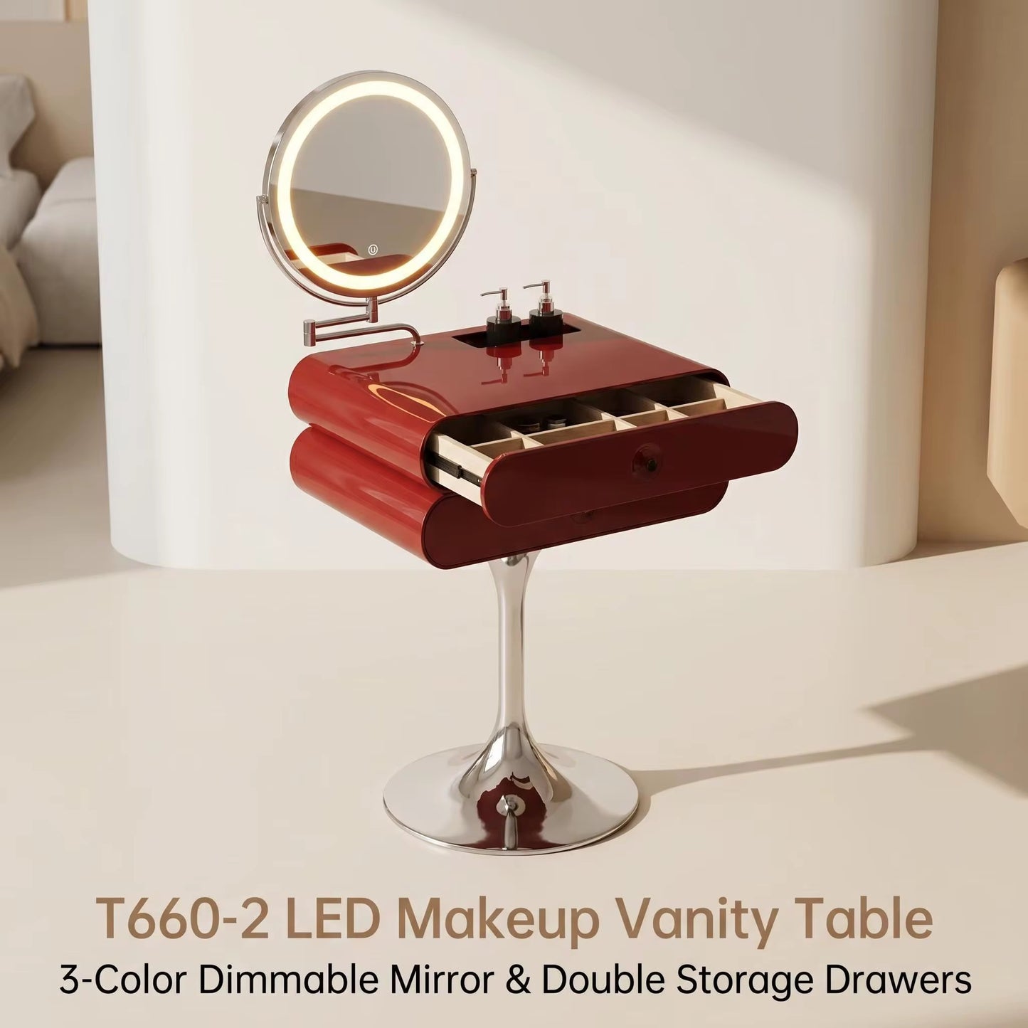 MFURN Modern Space Saving Vanity Dresser-Various Colours
