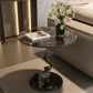 MFURN Marble Side Table | Modern Round Marble Accent Table