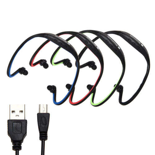 MTech Wireless Bluetooth Sport Headset MP3-Head Phone ( With Micro SD Slot Multicolor )