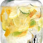 4L Glass Beverage Dispenser With Stainless Steel Lid & Spigot – Cold Drinks Server