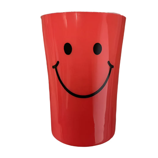 Reusable Smiley Face Plastic Cups Reusable