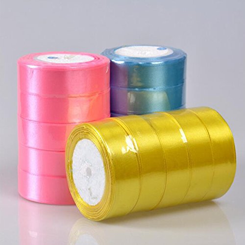 1 inch 10M Curling Plastic Ribbon for Gift Wrapping 5PCS