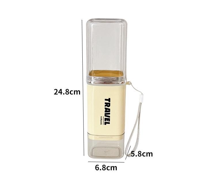 MHome 2-in-1 Travel Toothbrush Holder & Cup