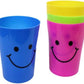 Reusable Smiley Face Plastic Cups Reusable