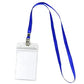 Clear Plastic Lanyard with ID Card Holder