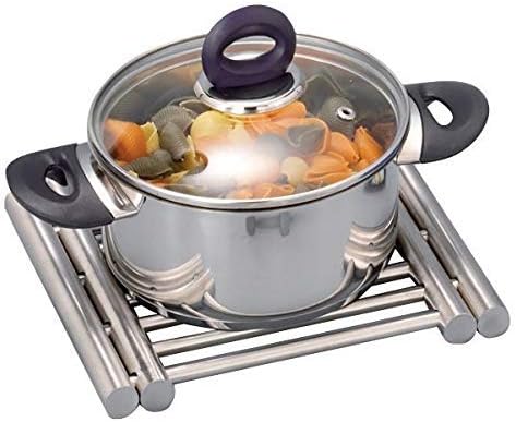 Extendable Stainless Steel Pot Holder – Adjustable Trivet For Hot Dishes, Cookware & Pans