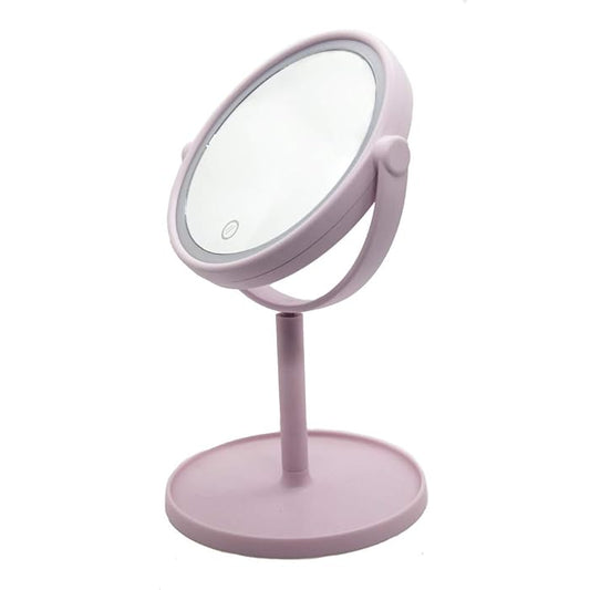 LED Make up Mirror-Pink