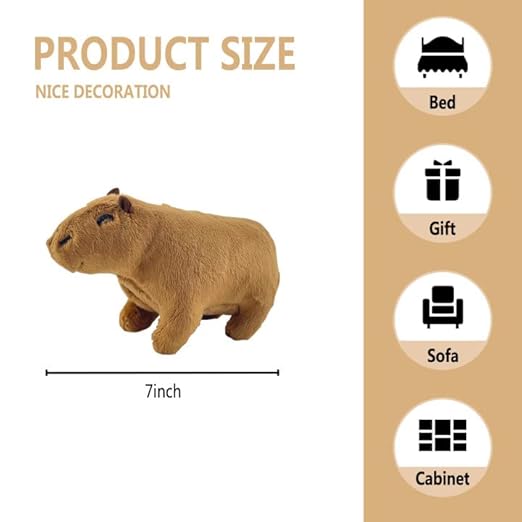 Capybara Plush Cute Stuffed Animal Toys