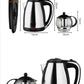 RAF R.7899 2.2L Electric Kettle with 1L Glass Tea Pot & Infuser – 1800W Rapid Boil, LED Indicator