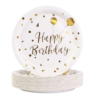 Happy Birthday Plates 9inch-Each