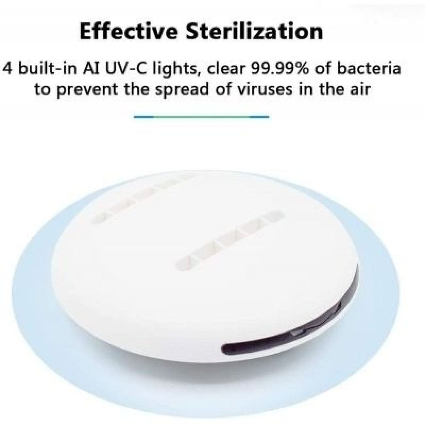 CleanseBot 2.0 Portable Intelligent UV Disinfection Robot | Wireless Mite & Bacteria Removal Device