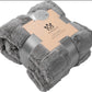 Kingole Faux Rabbit Fur Luxury Throw Blanket, Cozy Couch Sofa Bed Super Soft and Warm Plush Microfiber Fleece Queen - Various Colours Available
