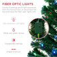 MHome Christmas Tree Pre-Lit Fiber Optic Artificial Pine Christmas Tree,Multicoloured LED Lights & Stand-Various Options
