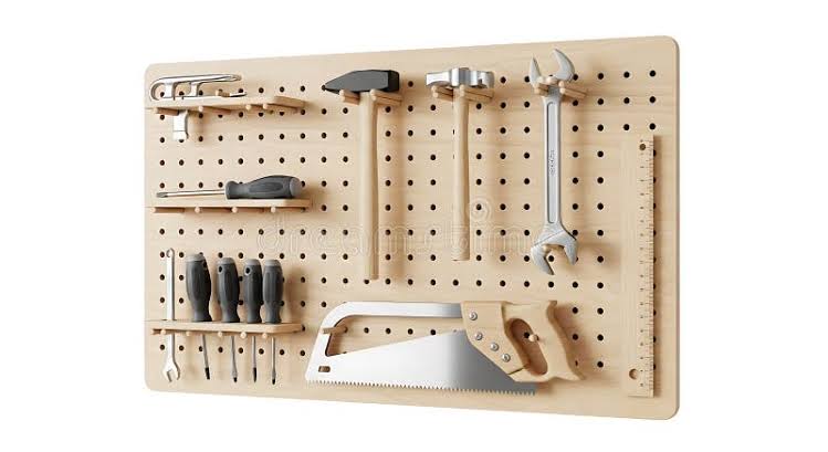 MHome DIY Pegboard Tool Organizer Plan: Garage Workshop Wall Storage - Various Sizes