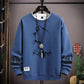 Autumn Men's Sweatshirt Sketch Cat Print Long Sleeve T-shirt Fashion Men's Clothing