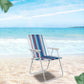 MFurn Angelo Folding Aluminium Material Outdoor Furniture Lounge Beach Chair- Various Colours