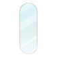 Oval Full Length Mirror, 100x70cm Full Body Mirror with Metal Frame, Ultra-Clear Large Oval Hanging Mirror for Bathroom, Entryway, Bedroom, Living Room,Various Options