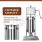 Manual 5L Churros Machine: Commercial Donut Maker with Waffle Attachment. Only Available On PreOrder!