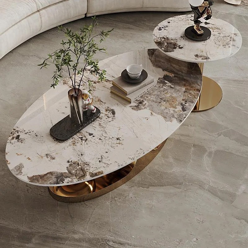 Modern Luxury Nordic Style Coffee Table Set 2pc