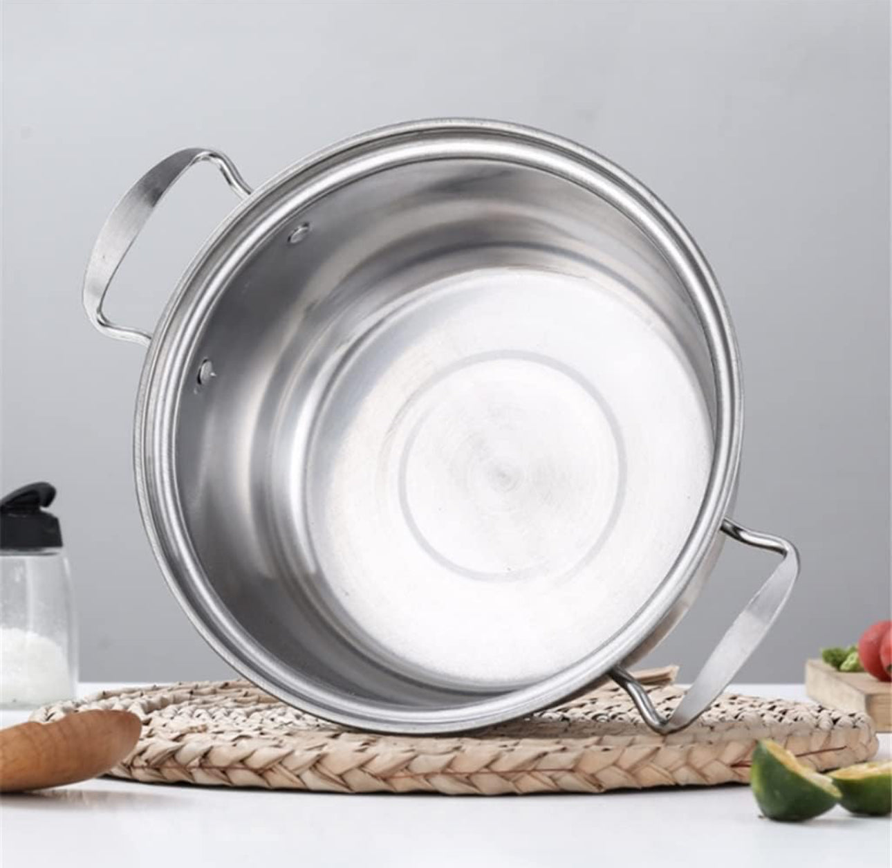 Cookware St/St Pot-Frypan 5pc Set