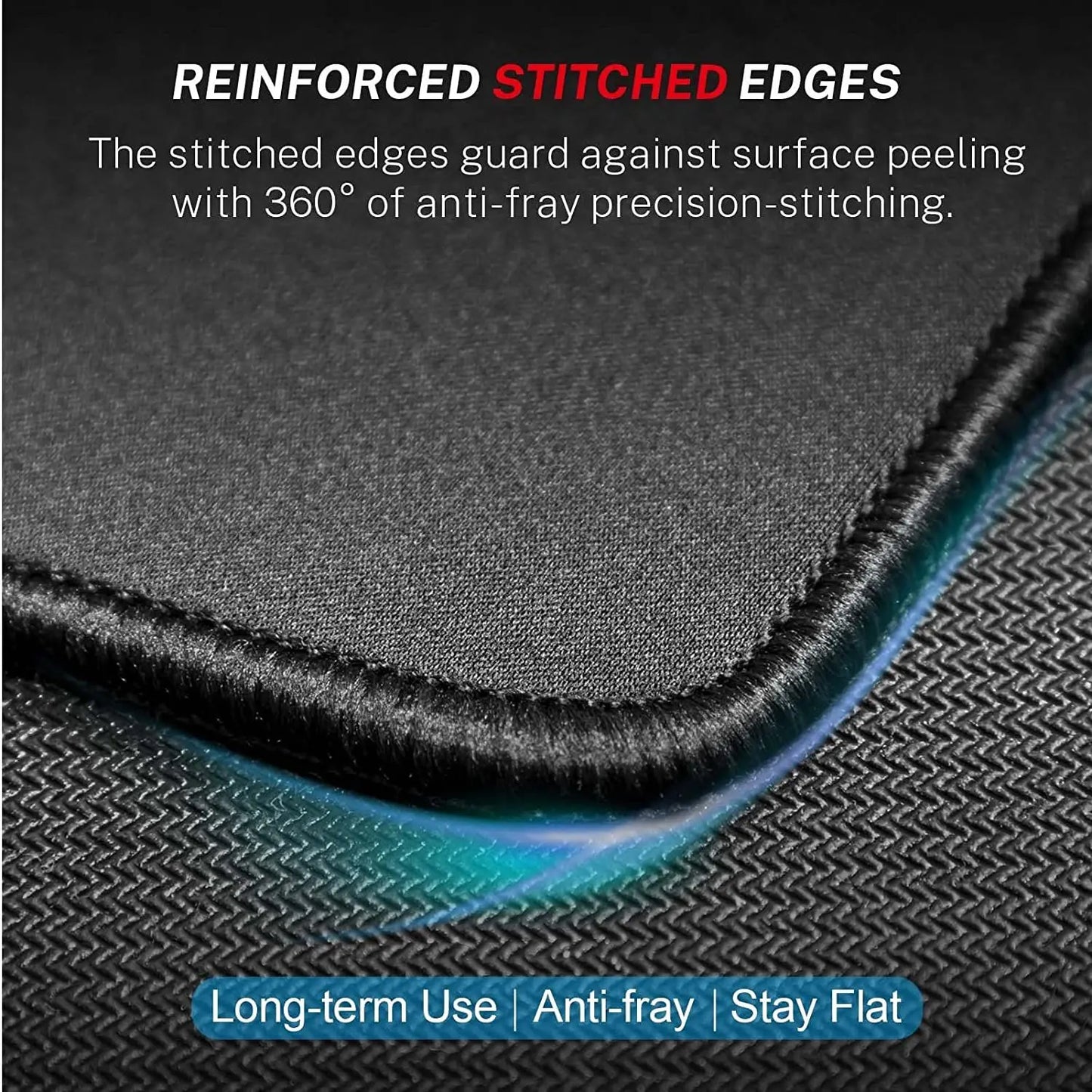 Mouse Pad with Stitched Edge 50*30*0.3cm