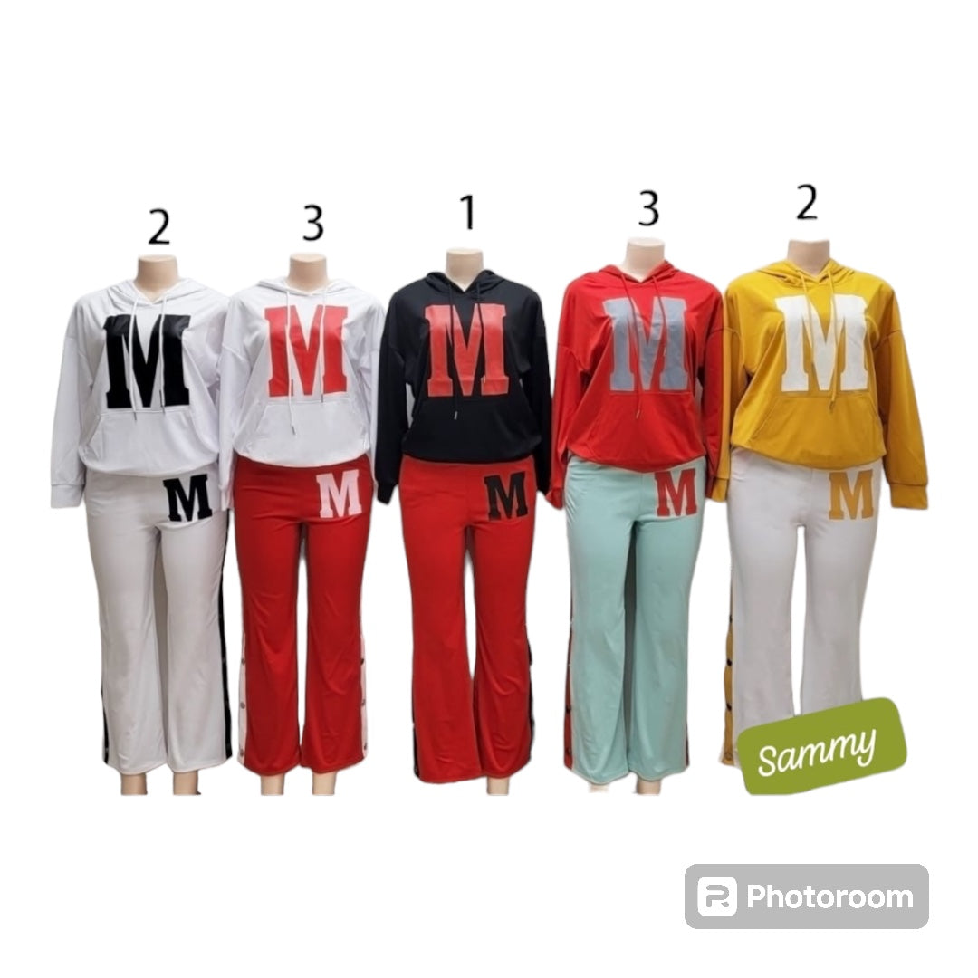 Ladies Fashionable Tracksuit 2pc - Various Colours