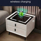 MFurn Smart Bedside Table with Speaker & Wireless Charging – Modern LED Nightstand