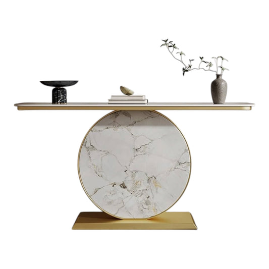 MFURN Contemporary Accent Entryway Console Table Marble