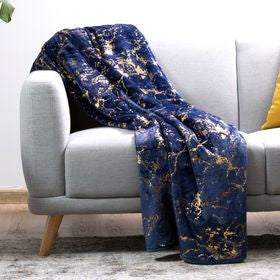 MHome Plush Throws – Gold Collection 1 Ply