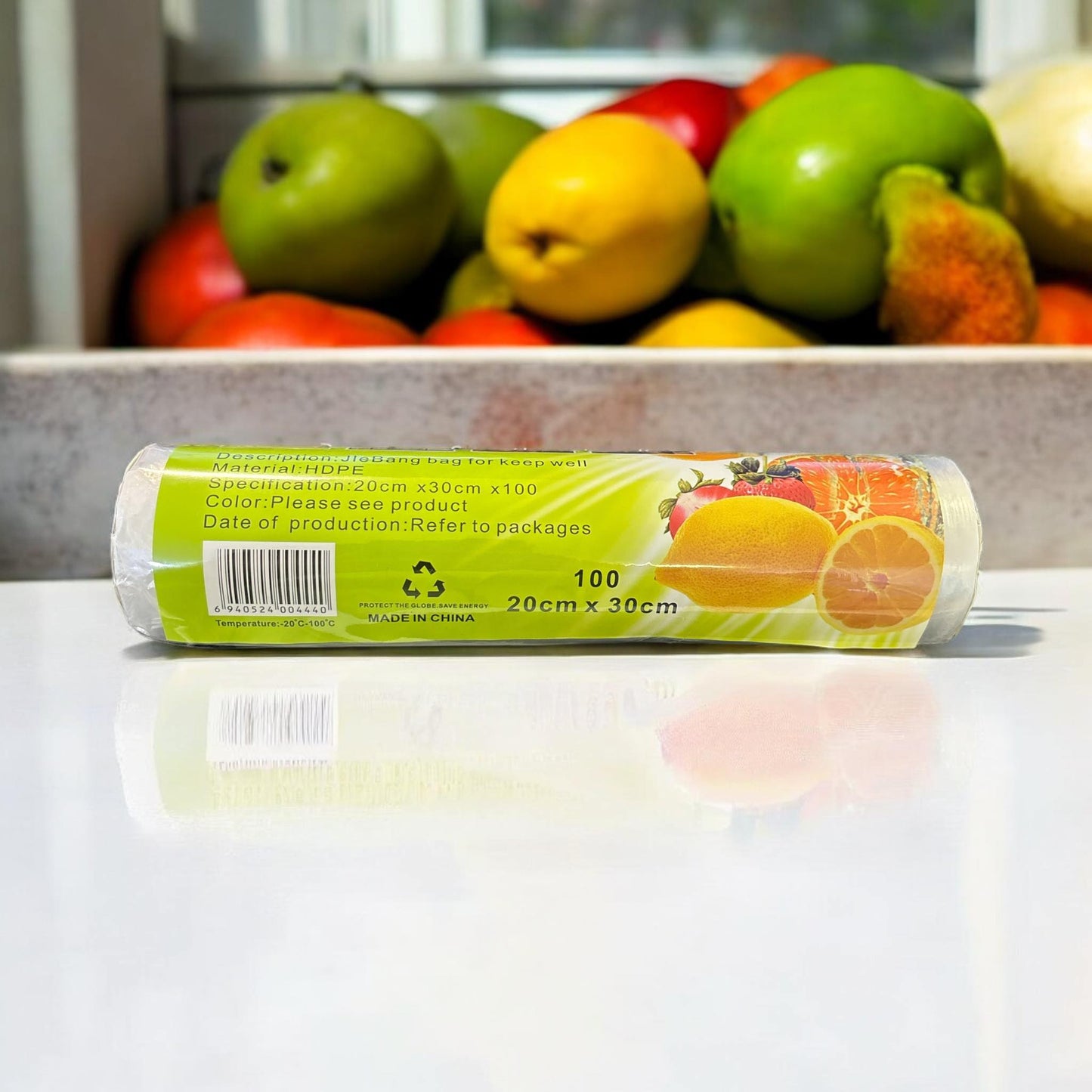 Plastic Produce Bag on a Roll | Excellent Clear Food Storage Bags