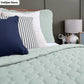 Quilt Set Queen Size, Elegant Square Pattern, Ultra Soft Lightweight Bedspreads & Coverlets, Quilted Bedding Sets 3 Pieces For All Season, 1 Quilt 2 Pillow - Various Colours