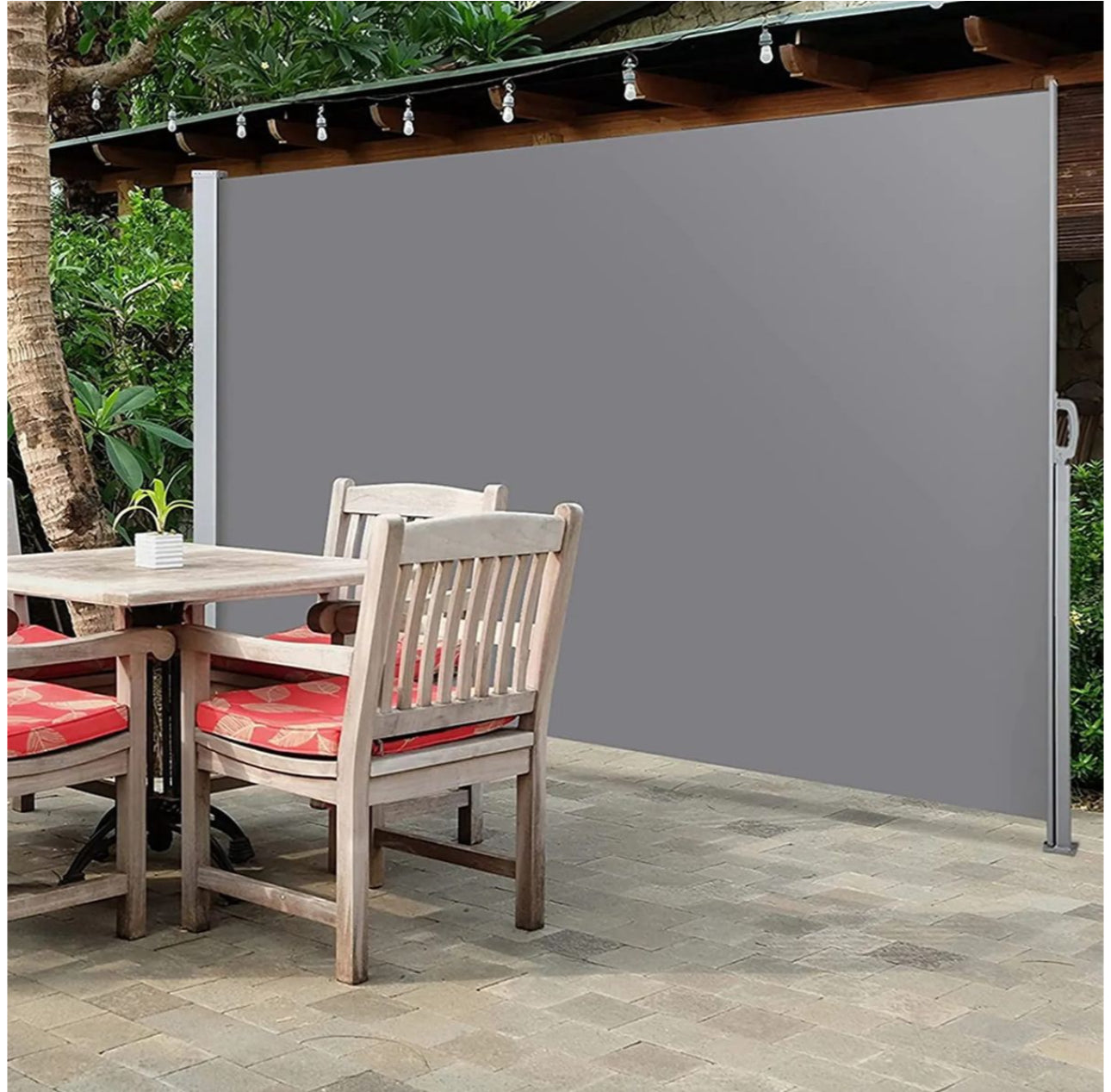 MHome Retractable Wind & Privacy Single Sided Screen-Available In 3 Colour Options
