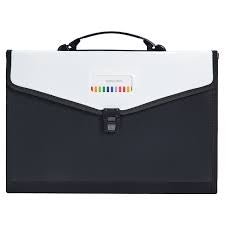 Expansion File, Portable Pocket Expandable File Folder With Label