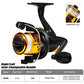 Mini Spinning Reel Lightweight Wheel 5.2:1 Gear Ratio 1BB Small Fishing Reel with Fishing Line Salt Water Fishing Equipment