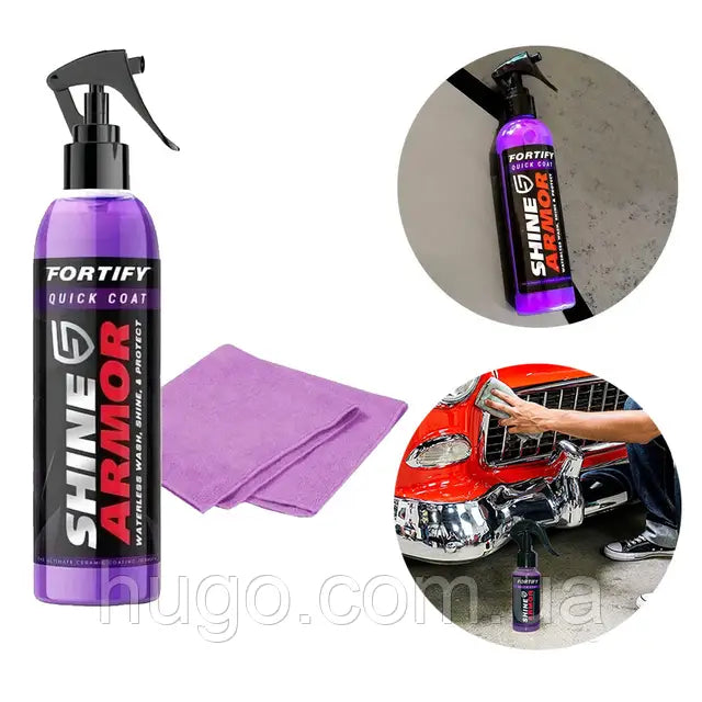Shine Armor 3-in-1 Ceramic Coating Spray – Wash, Coat & Shine