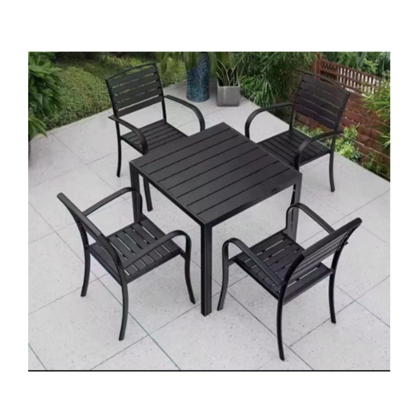 MFurn Outdoor Furniture Lounge Patio Dining Table And Chairs Set 5pc