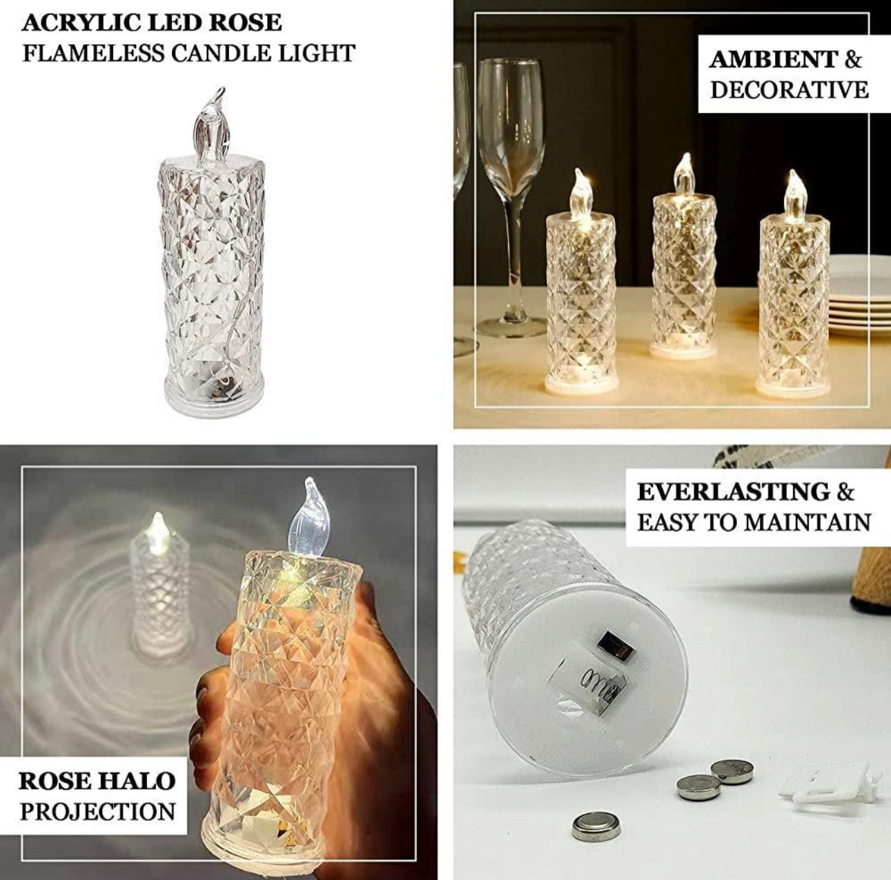 Flame-Less Tea Light Candle